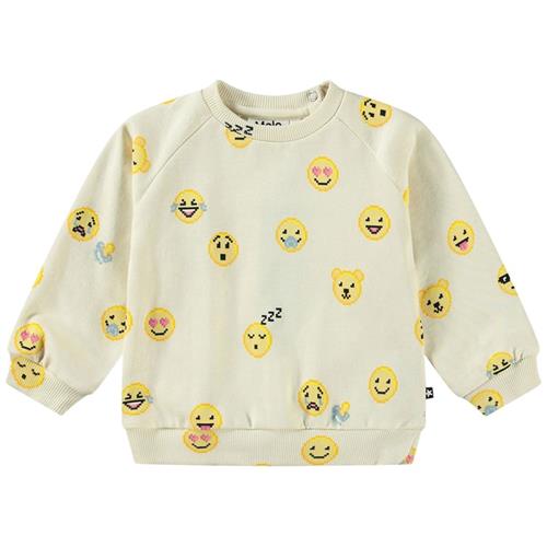 Se Molo GOTS Disc Sweatshirt Happy Pixels |  | 68 cm ved Babyshop