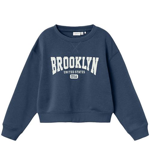 Name It Sweatshirt - Cropped - NkfNiknaks - Dark Denim