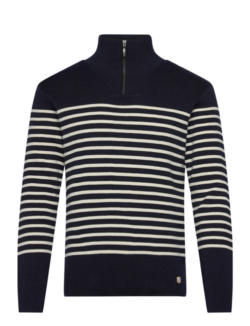 Armor Lux Sweater Zip-Up Collar Héritage Armor Lux Navy