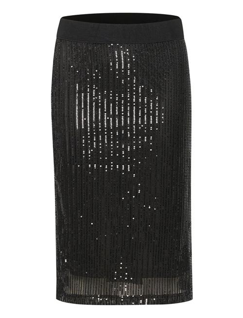 Kabolette Sequin Skirt Kaffe Black