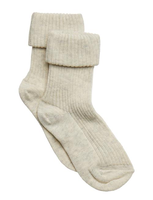 Cotton Rib Baby Socks Mp Denmark Beige