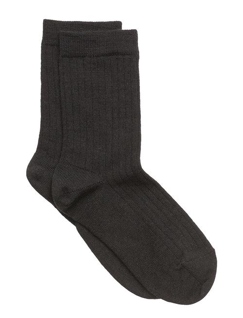 mp Denmark Wool Rib Socks Mp Denmark Grey