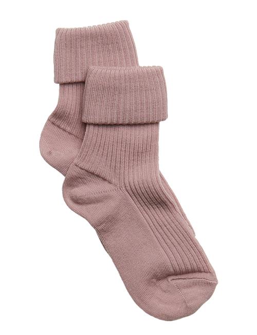 Wool Rib Baby Socks Mp Denmark Pink