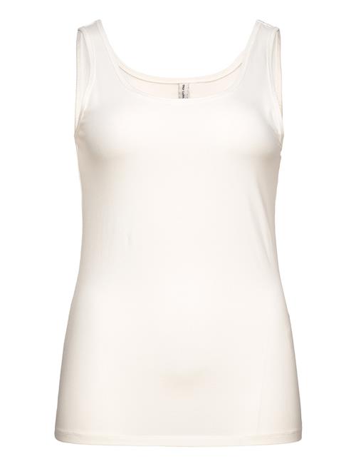 ONLY Carmakoma Cartime Life Tank Top Jrs ONLY Carmakoma Cream