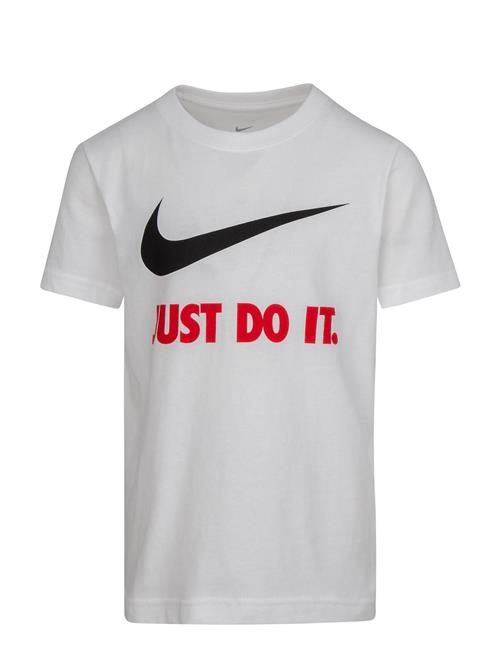 Se Nike Nike Swoosh Just Do It Tee Nike White ved Booztlet