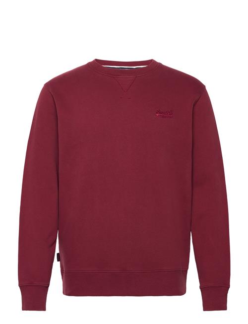 Essential Logo Crew Sweatshirt Superdry Red