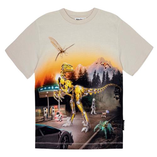 Molo GOTS Riley T-Shirt Virtual Scenery | Beige | 98 cm