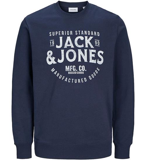 Se Jack & Jones Jack & Jones Sweatshirt - JjJeans - Navy Blazer ved KidsWorld