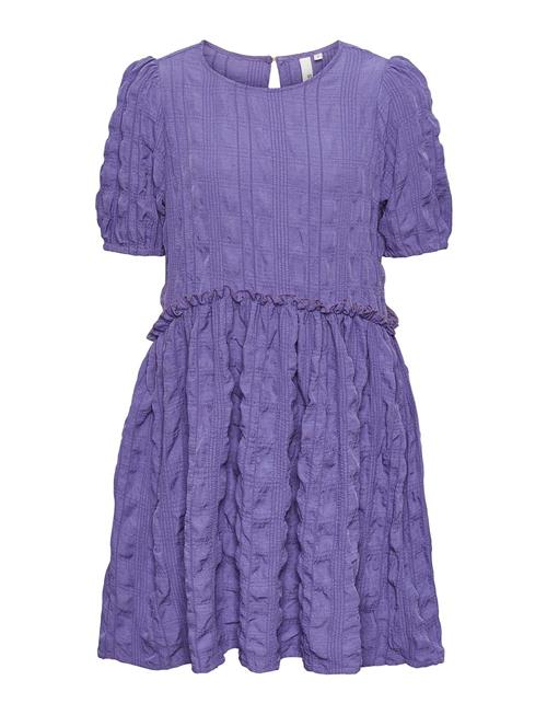 Little Pieces Pkvudmilla Ss Dress Tw Little Pieces Purple