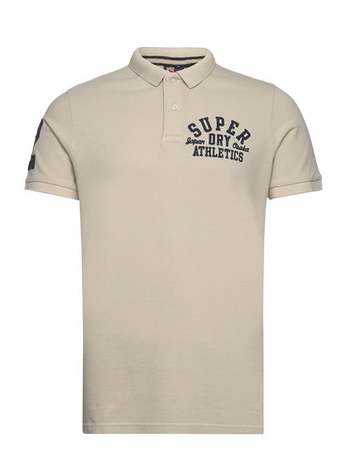 Applique Classic Fit Polo Superdry Beige