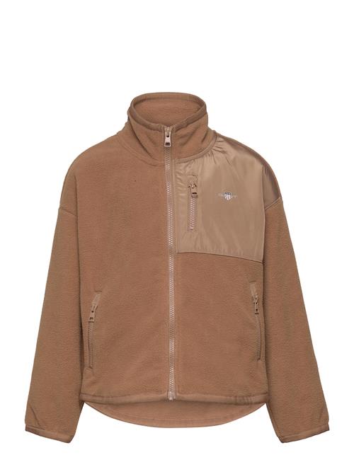 GANT Shield Fleece Jacket GANT Brown