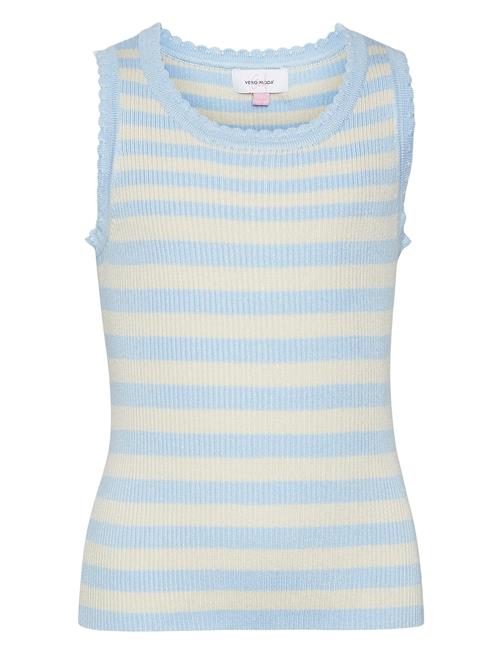 Vero Moda Girl Vmfiji Sl U-Neck Top Ga Girl Vero Moda Girl Blue