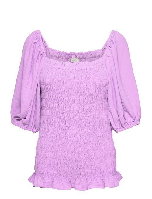 Se Kaffe Kabeth Blouse Kaffe Purple ved Booztlet