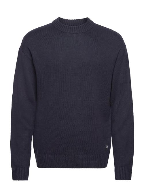 Se Jack & Jones Jjejack Knit Crew Neck Sn Jack & J S Navy ved Booztlet