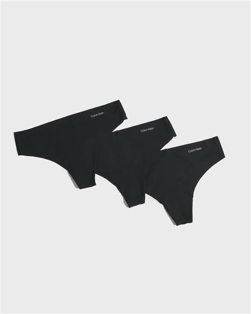 Calvin Klein Underwear - Sort - Thong 3PK