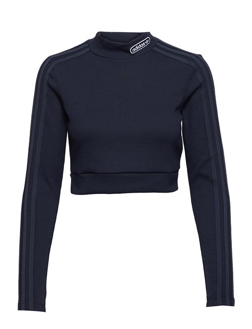 Se adidas Originals Cropped Ls Hn Adidas Originals Navy ved Booztlet