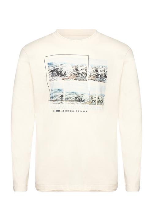 Tom Tailor Printed Longsleeve Tom Tailor Cream