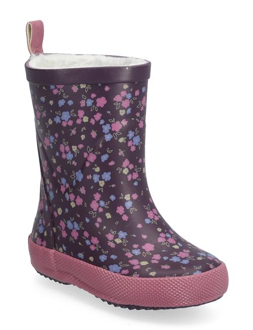 Se CeLaVi Wellies Aop W. Lining CeLaVi Purple ved Booztlet