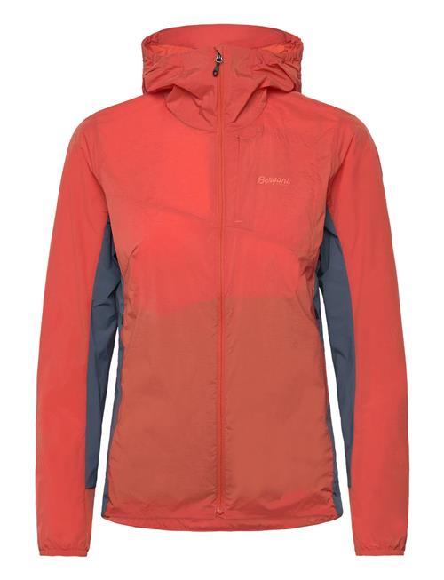 Rabot Lt Windbreaker W Jacket Orion Blue Xs Bergans Orange