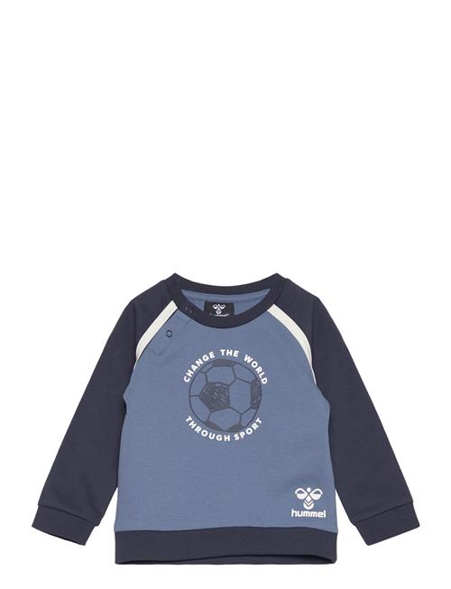 Se Hummel Hmlbobby Sweatshirt Hummel Blue ved Booztlet