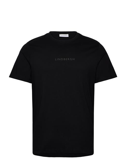 Se Lindbergh Lindbergh Print Tee S/S Lindbergh Black ved Booztlet