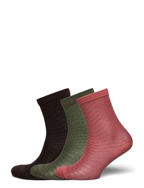 Se Becksöndergaard Mina Glitter Sock 3 Pack Becksöndergaard Patterned ved Booztlet