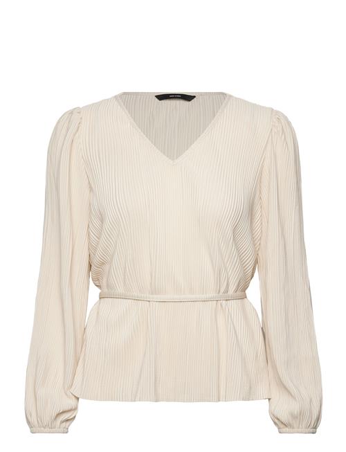 Se Vero Moda Vmsoma Ls Top Jrs Vero Moda Cream ved Booztlet