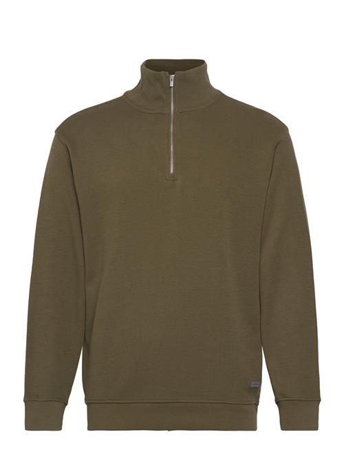 Lindbergh Half Zip Sweat Lindbergh Khaki