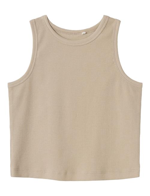 Nkfnakal Sl Crop Top Noos Name It Beige