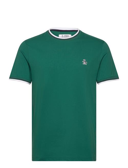 Se Original Penguin S/S Tipped Ringer Te Original Penguin Green ved Booztlet