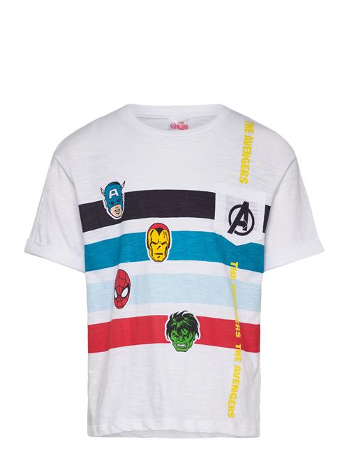 Se Marvel Tshirt Marvel White ved Booztlet