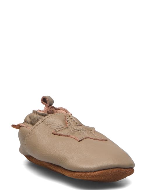 En Fant Star Slippers Leather En Fant Beige