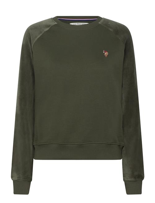 U.S. Polo Assn. Erla Cr Ve Sw Uspa W Sweat U.S. Polo Assn. Green