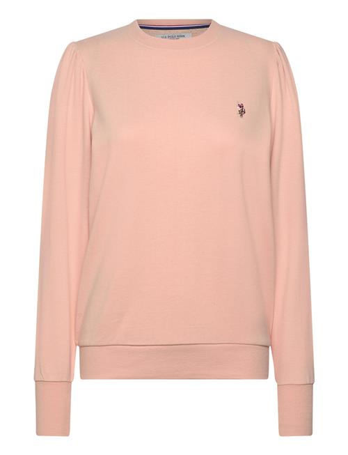 Se U.S. Polo Assn. Flora Reg Cot Pe Uspa W Sweat U.S. Polo Assn. Pink ved Booztlet