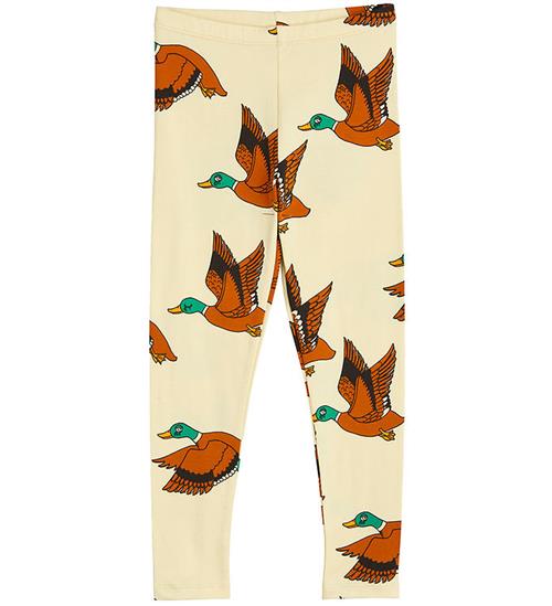 Mini Rodini Leggings - Ducks - Gul