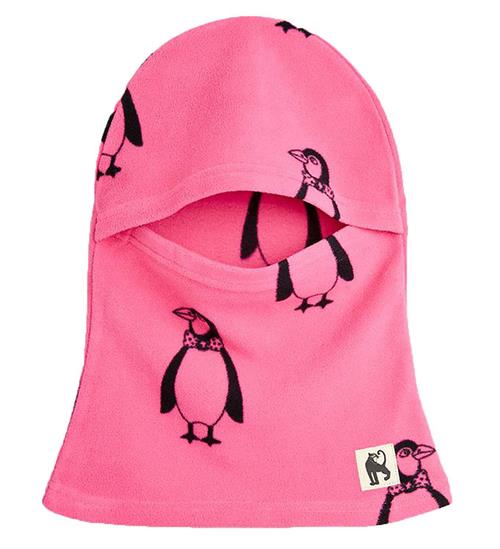 Se Mini Rodini Elefanthue - 1-lags - Penguin Fleece - Pink ved KidsWorld