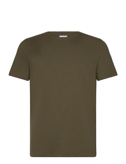 Lindbergh Mouliné O-Neck Tee S/S Lindbergh Green