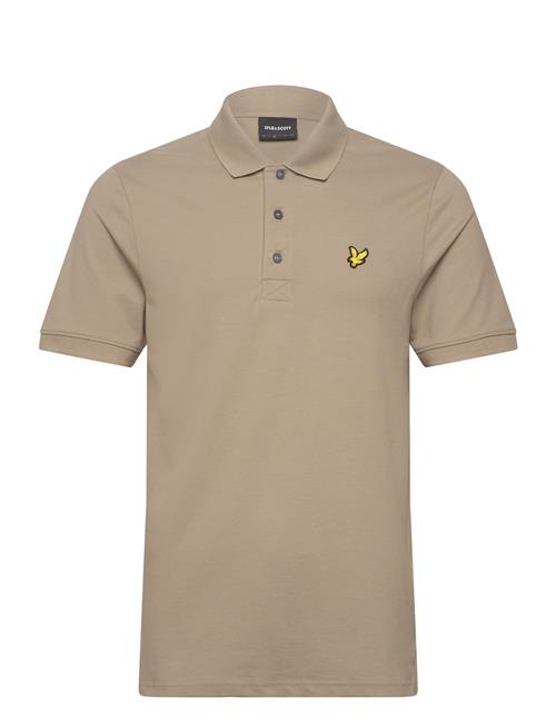 Se Lyle & Scott Plain Polo Shirt Lyle & Scott Beige ved Booztlet