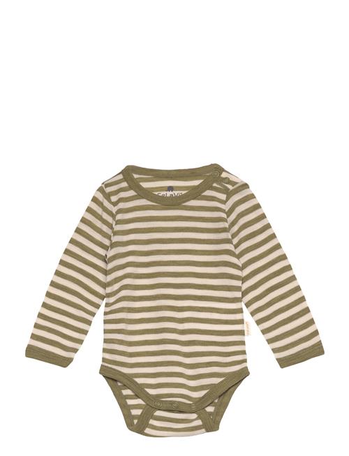 Body Ls - Yd Stripe CeLaVi Green