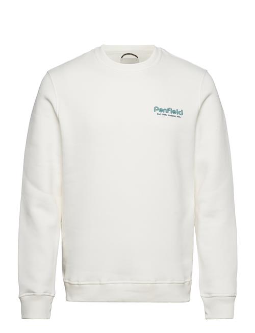 Se Penfield Penfield Sunset Mountain Back Graphic Crew Neck Sweat Penfield White ved Booztlet