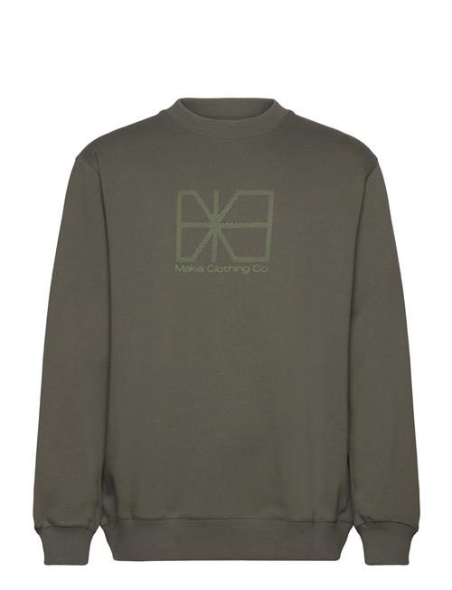 Flagline Sweatshirt Makia Green