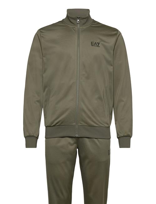 Se EA7 Tracksuit EA7 Khaki ved Booztlet