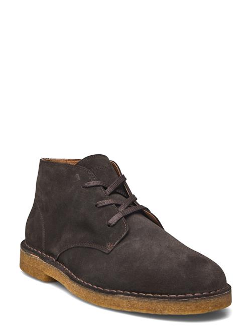 Slhricco Suede Chukka Boot Selected Brown