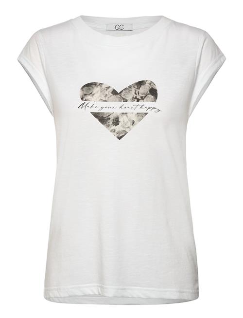 Cc Heart Happy T-Shirt Coster Copenhagen White