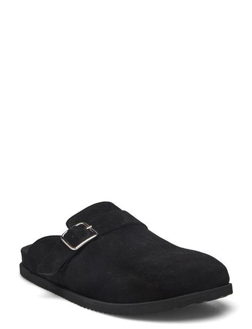 Blake Clog - Black Suede Garment Project Black