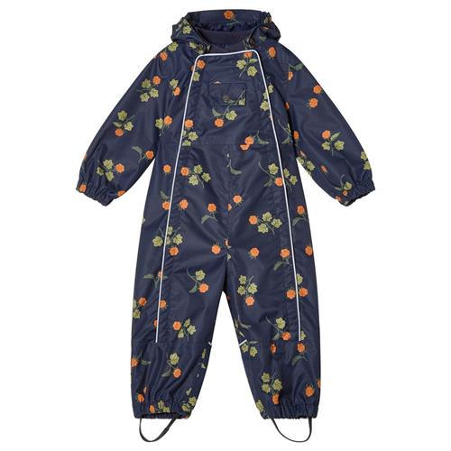 Se Kuling Milano Mønstret Skaloverall Med Multebærer Navyblå | Hvid | 74 cm ved Babyshop