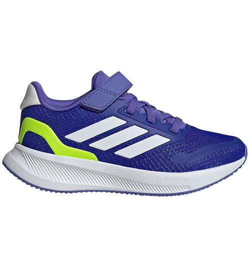 Se adidas Performance Sko - Runfalcon 5 EL C - BlÃ¥/Hvid ved KidsWorld