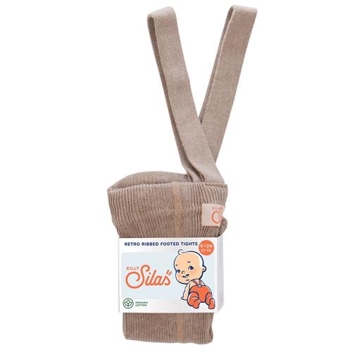 Se Silly Silas GOTS Strømpebukser Peanut Blend | Beige | 0-2 months ved Babyshop