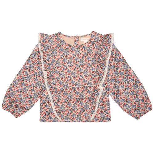 Louise Misha Tubi Blomstret Bluse Blush Floral World | Lyserød | 6 years