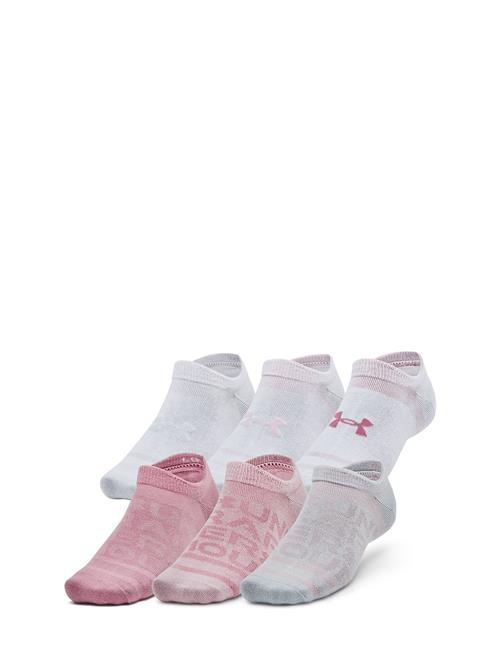 Under Armour Ua Essential No Show 6Pk Under Armour Pink